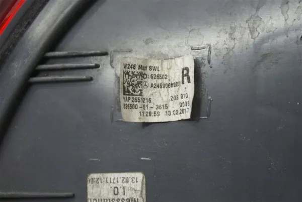 MERCEDES B-KLASSE W246 RECHTER ACHTER LED LICHT image 3