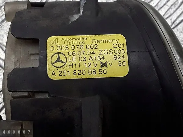 Farol de neblina Mercedes A Class 2005 a2518200856 image 6
