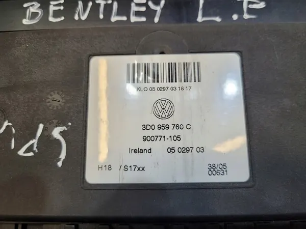 Módulo de Controle de Assento 3D0959760C Bentley Continental image 2