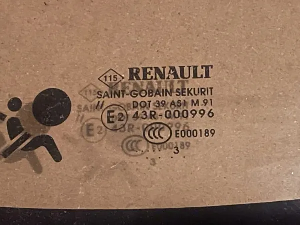 Gebrauchte Renault OE Frontscheibe OEM 727122922R image 4