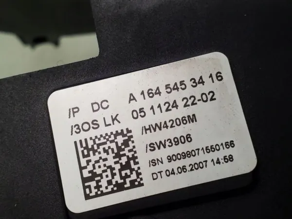 Mercedes stuurhoeksensor OEM A1645453416 image 3