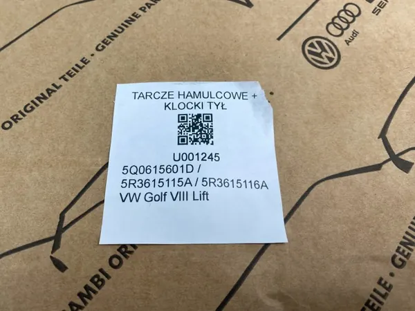 OEM 5Q0615601D Discos e Pastilhas Traseiros VW Golf VIII image 9