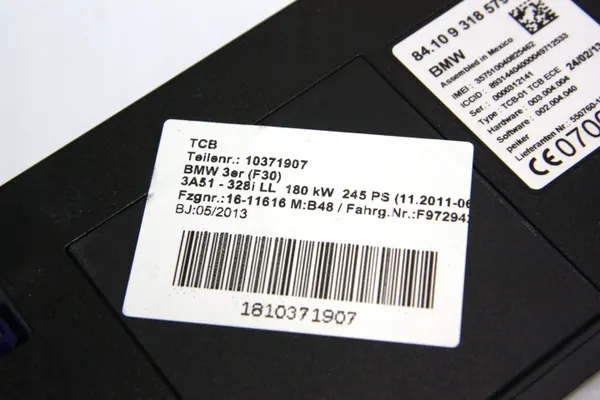 BMW 3 Serie F30 F35 F31 Besturingseenheid OEM 9318579 image 5