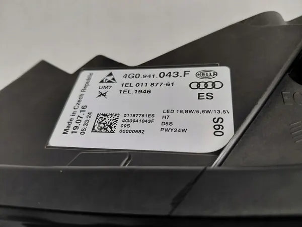 A6 C7 4G Lift Xenon LED Linke Lampe OEM 4G0.941.043.F image 3