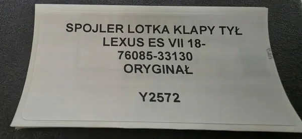 OEM 76085-33130 Bakspoiler Lexus ES VII 2018 image 8
