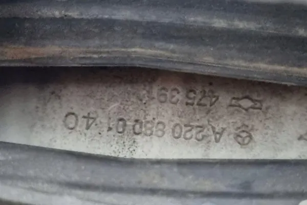 Parachoques trasero MERCEDES-BENZ S (W220) 2001 image 2