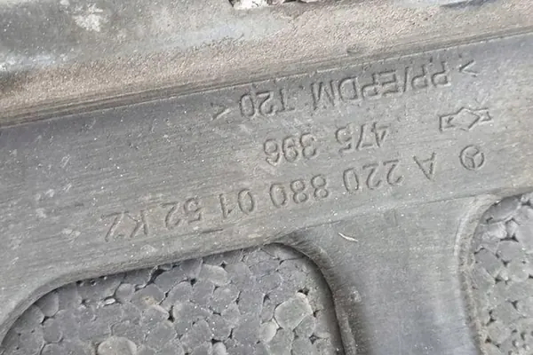 Parachoques trasero MERCEDES-BENZ S (W220) 2001 image 3