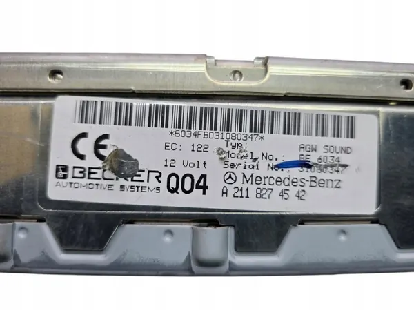 Gebruikte Becker versterker OEM A2118274542 voor Mercedes W211 image 4