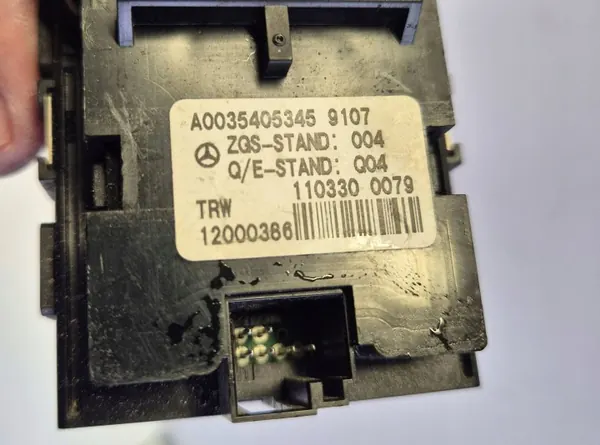 Mercedes Handrem Schakelaarknop OEM A0035405345 image 3