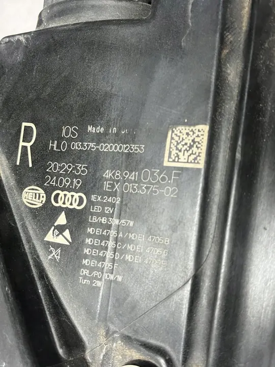 Rechte Full LED Matrix Lampe Audi A7 4K8 image 2