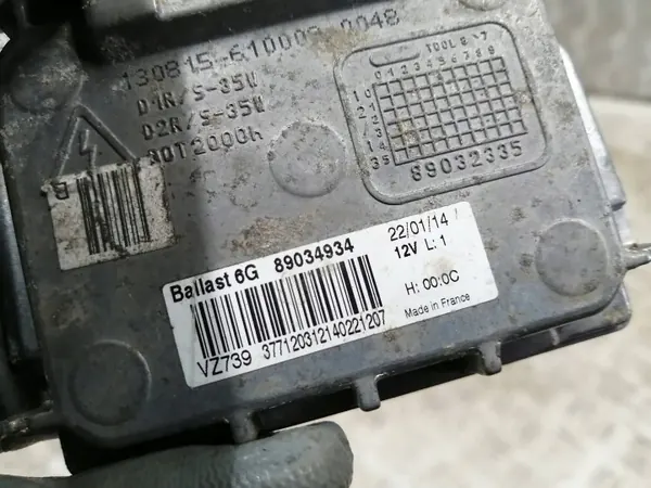 Controlador farol Xenon Citroen OEM 89032335 image 3