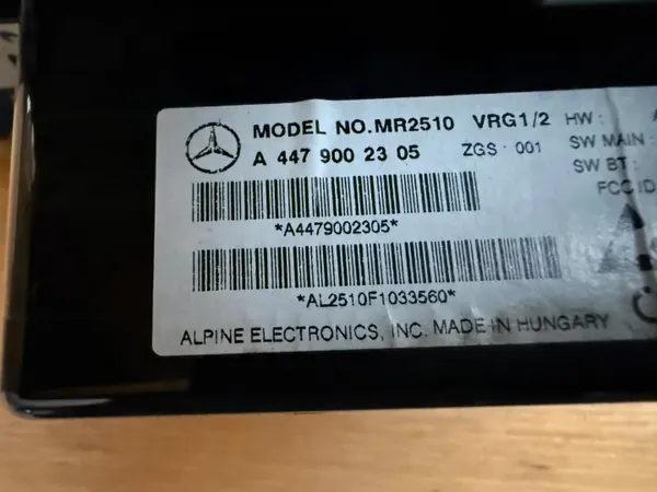 Radio Mercedes Vito W447 OEM A4479002305 image 7