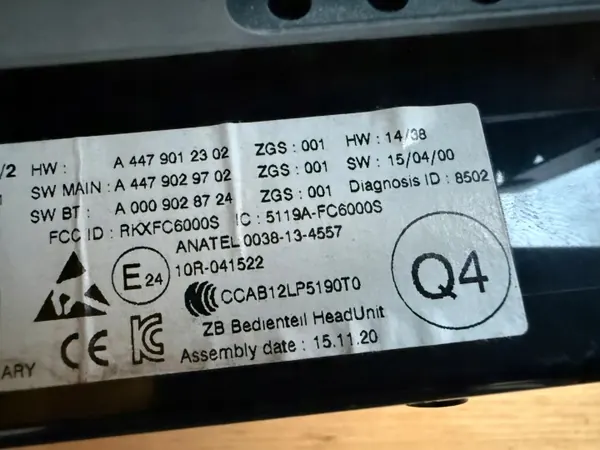 Radio Mercedes Vito W447 OEM A4479002305 image 8