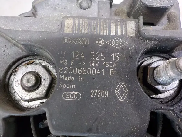 RENAULT MEGANE III 1.9 DCI Vaihtovirtageneraattori OEM 0124525151 8200660041-B image 2