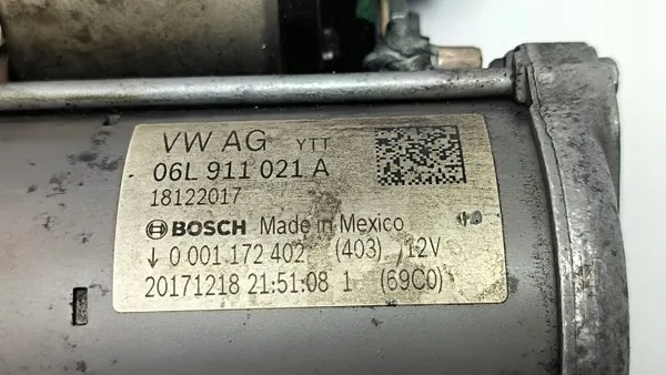 Startmotor OEM 06L911021A för Audi Q5 II 2.0 TFSI image 3