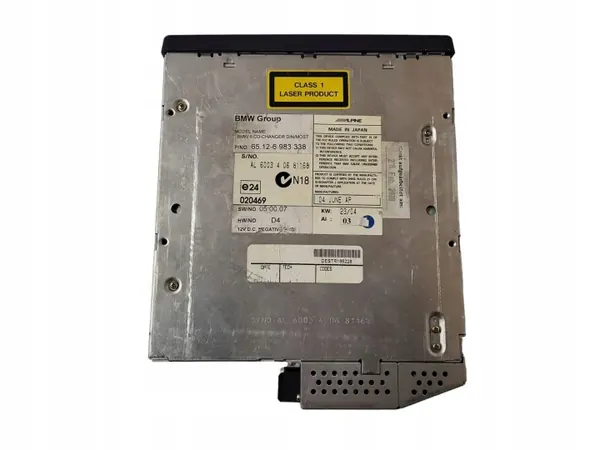 BMW CD-vaihtaja OEM 65126983338 5-sarja E60 image 2