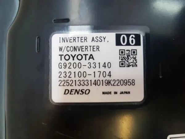 Inversor Toyota OE OEM G920033140 2.5L 2022 image 3