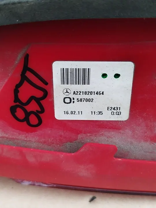 MERCEDES S-KLASSE W221 RECHTER ACHTERLAMP A2218201464 image 7