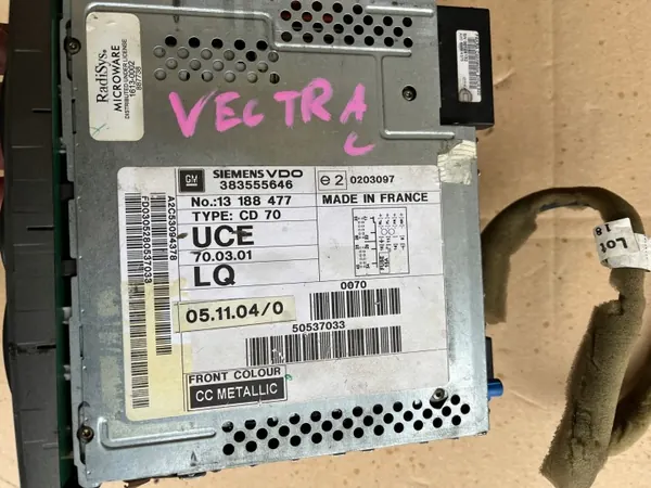 OEM 13188477 CD70 Navi Radio für Opel Vectra C Lift image 3