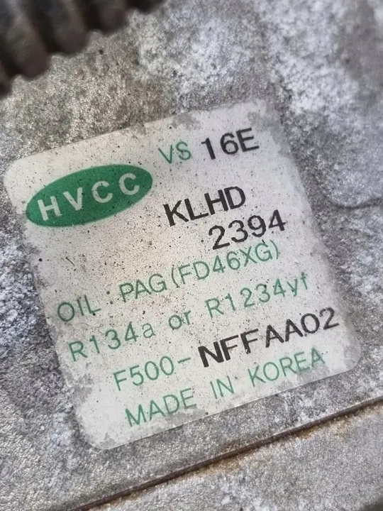 Compresseur de climatisation HYUNDAI TUCSON 1.6L essence OEM F500NFFAA02 image 6