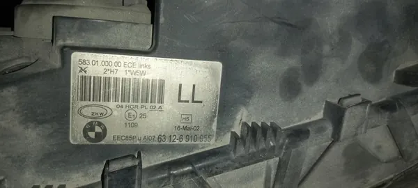 Farol esquerdo BMW E46 LIFT 01-06 OEM 63126910955 image 4