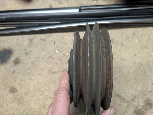 Polia do virabrequim Audi 100 C2 C3 VW Passat B2 034105251A image 2