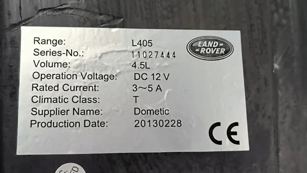 Jääkaappikomero OEM 11027444 Range Rover Sport L494:lle image 5