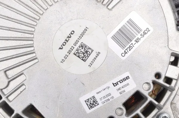 VOLVO XC60 XC90 V90 S90 S60 V60 Fläktmotor 32339488 image 7