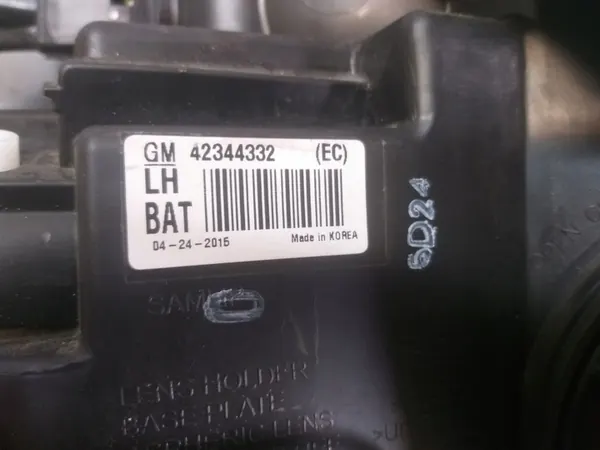 Linker Scheinwerfer Opel Mokka Xenon 42344332 image 5