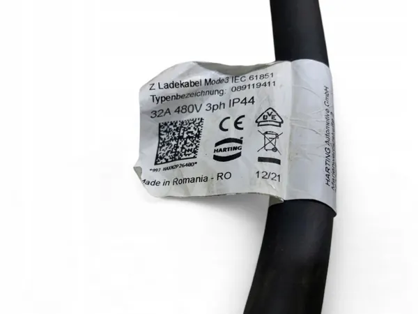 Câble de charge Audi e-tron 2021 EV OEM 4N0971675C image 4