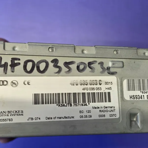 Gebrauchte Audi Q5 SQ5 Multimediastation OEM 4F0035053C image 4