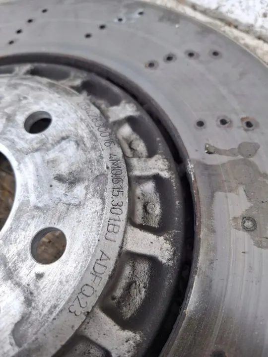 Disco de freno delantero OEM 4M0615301BJ - Audi OE image 8