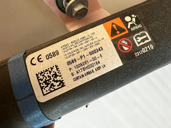 TESLA S AIRBAG-VORHANG RECHTS 1005261-00-E image 3