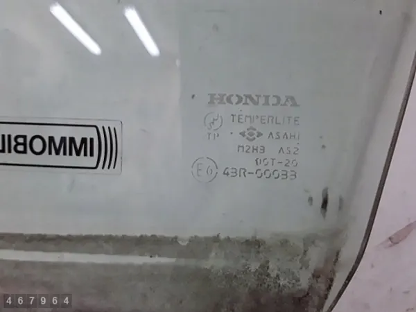 Honda HR-V Dörr-glas OEM e643r00033 - Begagnad image 3