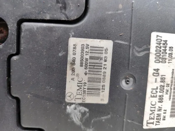 Mercedes-Benz OE A2035001693 Kylarrubrik image 6