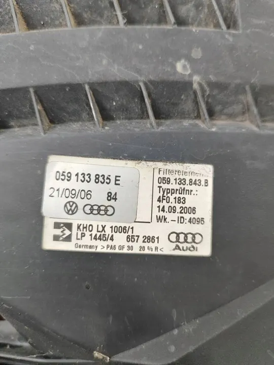 Audi A6 Allroad C6 2006 Ilmansuodattimen kotelo image 7