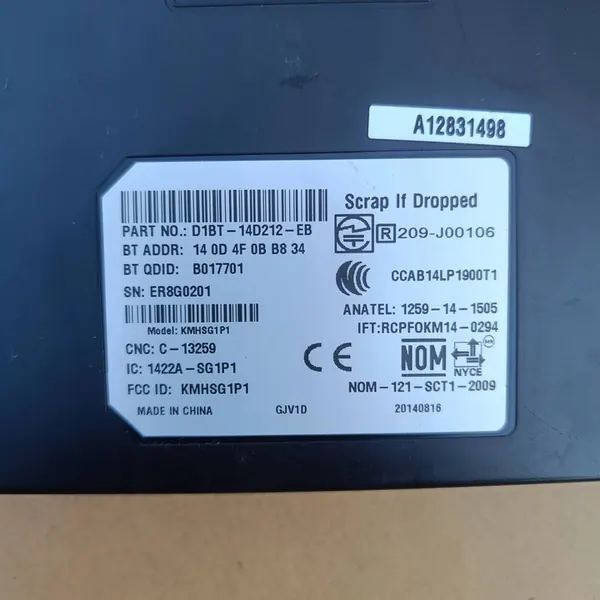 Module de confort Ford OE D1BT-14D212-EB image 3