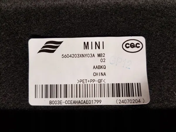 Gebrauchte Kofferraummatte OEM 5604203XNY03A für MINI Aceman image 6