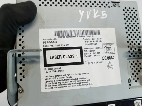 Radio CD Navegación Nissan Juke F15 OEM 25915BX80B image 6