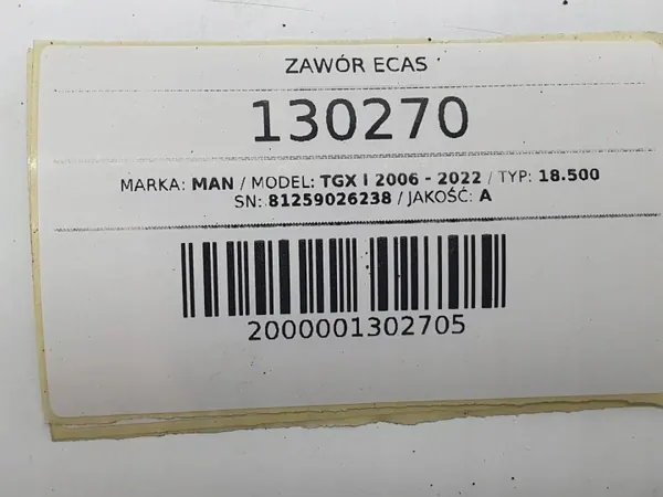 ECAS-ventil OEM 81259026238 för MAN TGX I image 7