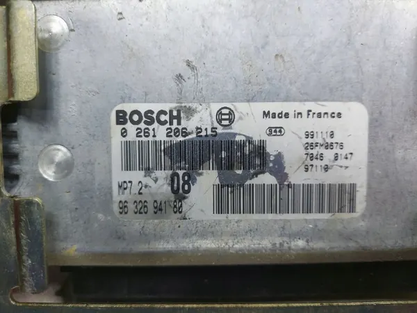 Motorcomputer OEM 0261206215 voor Peugeot 307 1.6 image 4