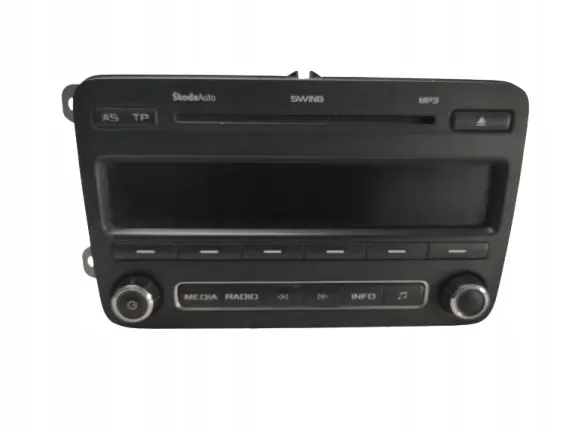 Rádio CD Skoda Fabia II OEM 5J0035161D - Usado image 2