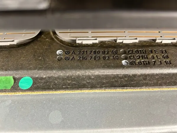Cobertura teto Mercedes W221 OEM A2217800340 image 7