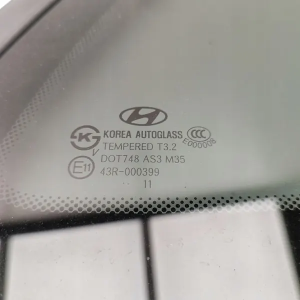 Cristal trasero derecho OEM 878202B000 para Hyundai Santa Fe II image 7