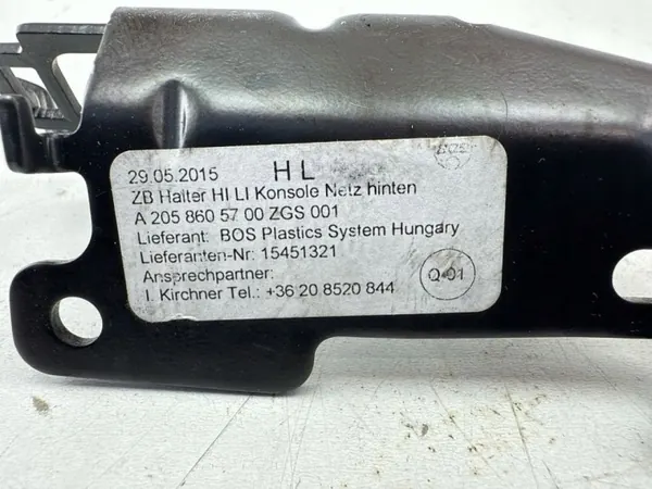 Linke Kofferraumabdeckung Halterung OEM A2058605700 image 7