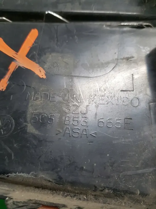 Grelha esquerda pára-choques OEM 5C5853665E VW Beetle image 7