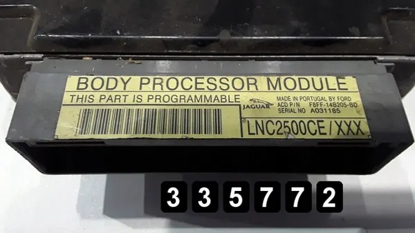 ECU Jaguar usado OEM AM-335772 para XJ 1998 image 3