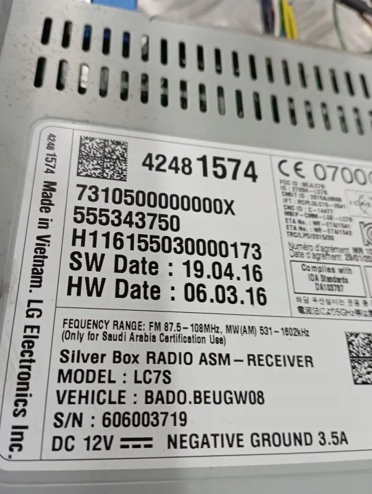 Radio Opel Astra K OEM 42481574 - Occasion image 4