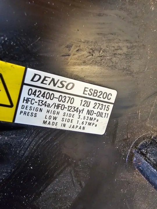 Compressore aria condizionata Toyota C-HR 2019 88370-47092 image 8