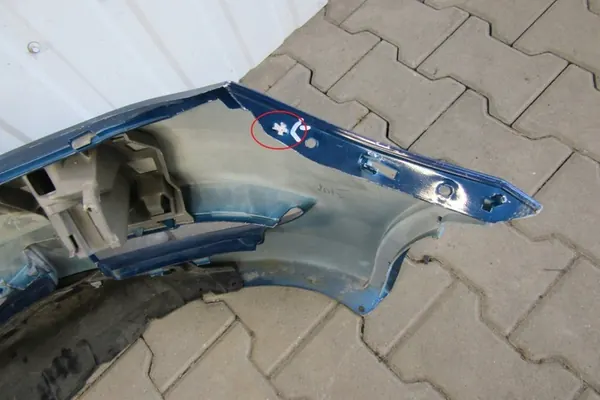 Paraurti anteriore Skoda Fabia 2 II 5J0 Lift 10-14 OEM image 9